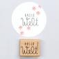 Preview: 5x Stamp | Hallo Welt