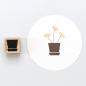 Preview: 5x Stamp | Flowerpot small