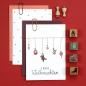 Preview: 12x Stamp | Christmas bauble Mini