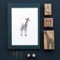 Preview: 5x Stempel | Giraffe