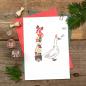 Preview: 12x Stamps | Santa small