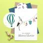 Preview: 5x Stempel | Willkommen kleines Wunder