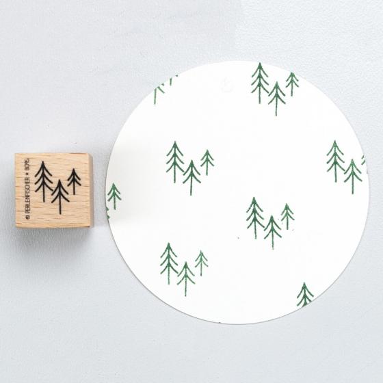 5x Stamp | Fir forest small