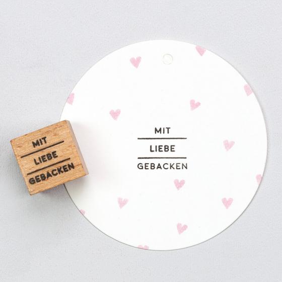 5x Stamp | Mit Liebe Gebacken