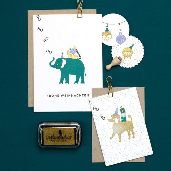 5x Stempel | Elefant 2