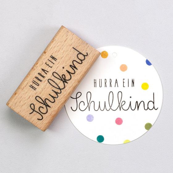 5x Stempel | Hurra ein Schulkind