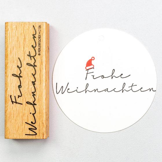 5x Stempel | Frohe Weihnachten 3