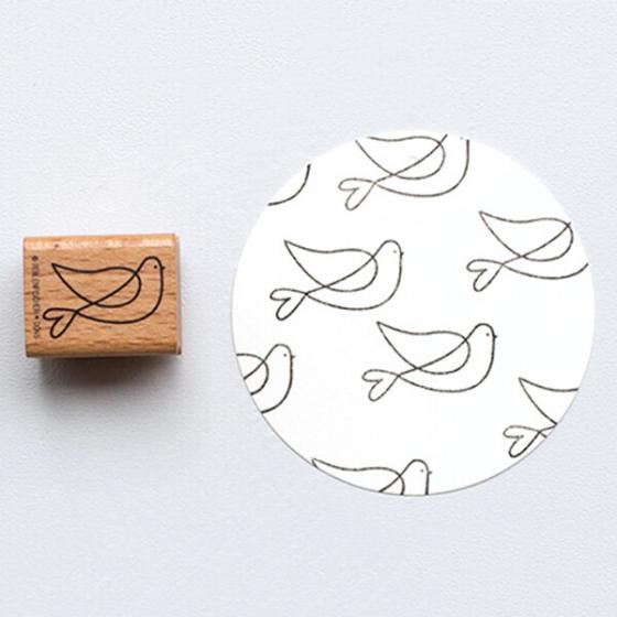 5x Stamp | Dove looking to the right