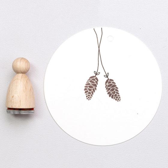 12x Stamp | Pinecone small