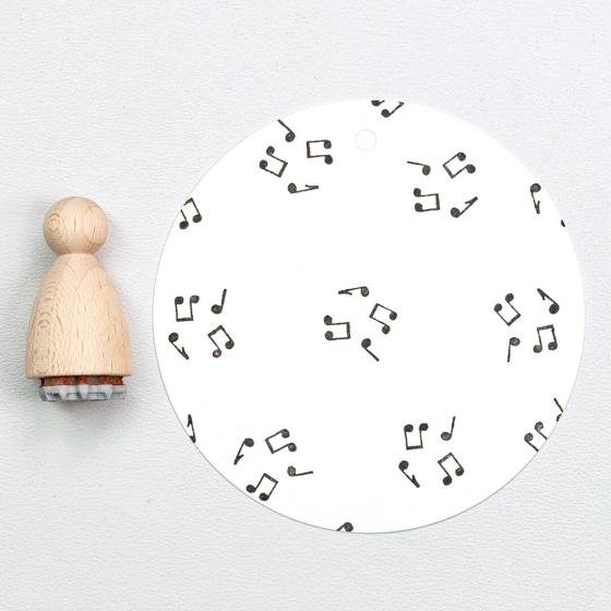 12x Stamp | Whirling notes