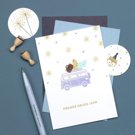 12x Stempel | Flocke 6 mini