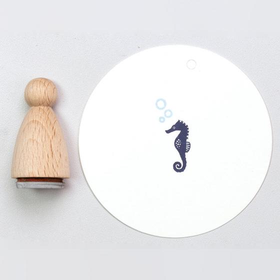 12x Stamp | Seahorse small