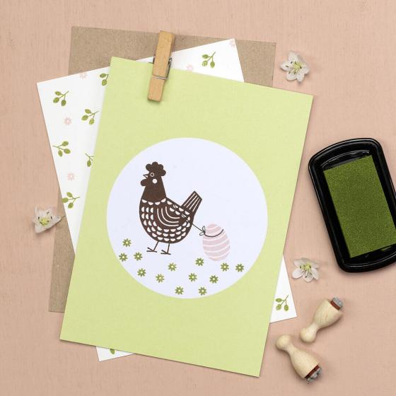 12x Stempel | Osterei Streifen