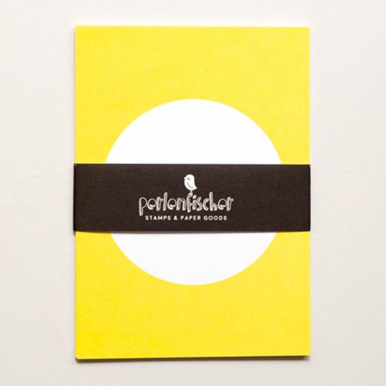 5x 5 Postcards | Dot Yellow