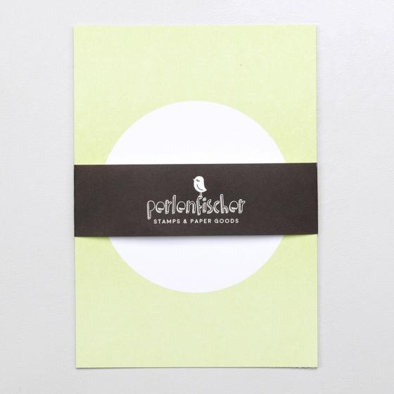 5x 5 Postcards | Dot Soft May green