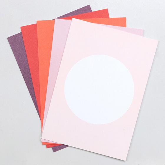 5x 5 Postcard set | Berry Mix