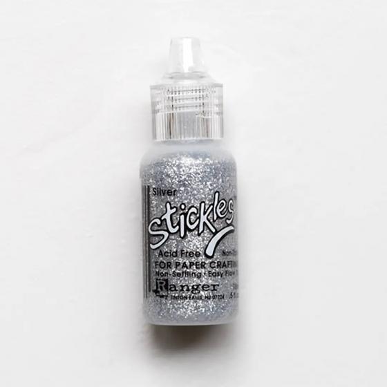 6x Glitter Glue | Silver