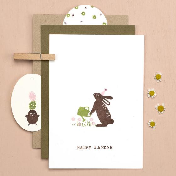 5x Stempel | Happy Easter in line