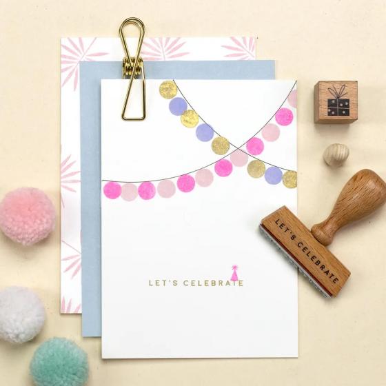 5x Stempel | Let's Celebrate