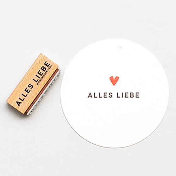 5x Stempel | Alles Liebe