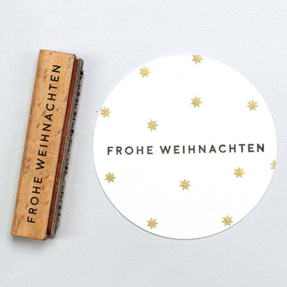 5x Stempel | Frohe Weihnachten