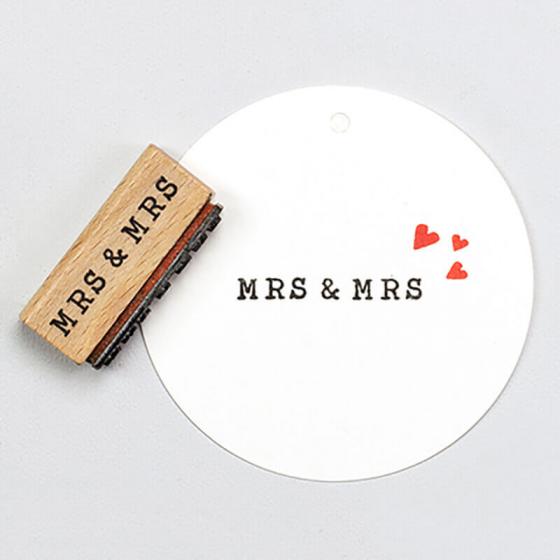 5x Stempel | Mrs & Mrs