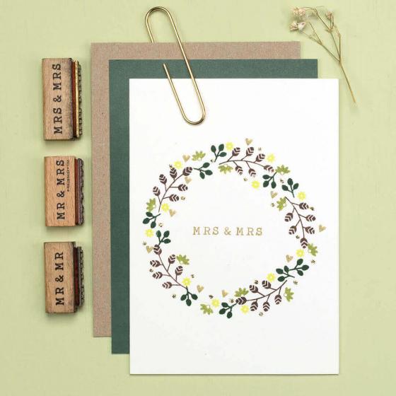 5x Stempel | Mrs & Mrs