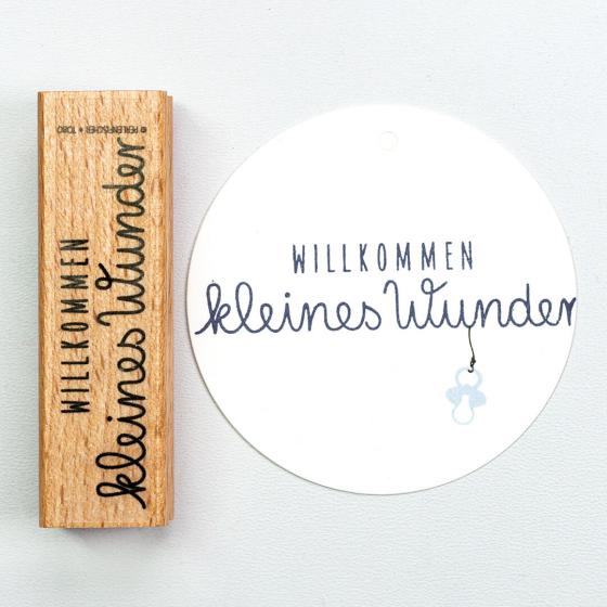 5x Stempel | Willkommen kleines Wunder