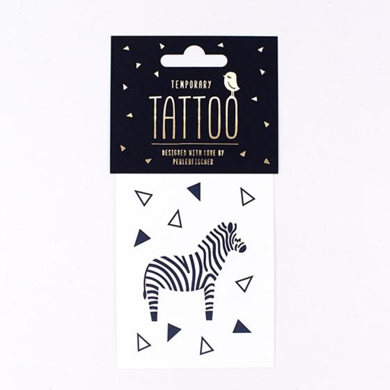 10x Tattoo | Zebra mit Muster