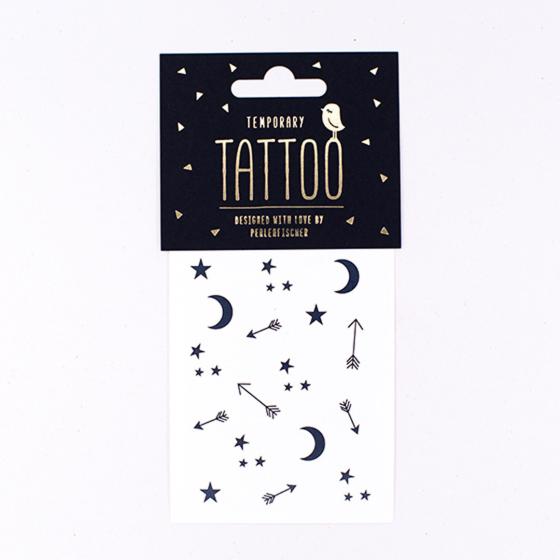 10x Tattoo | Mond & Sterne
