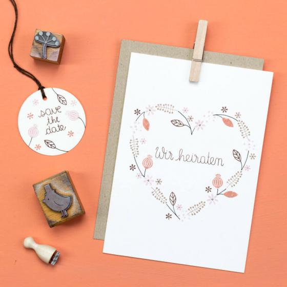 12x Stempel | Blatt outline mini