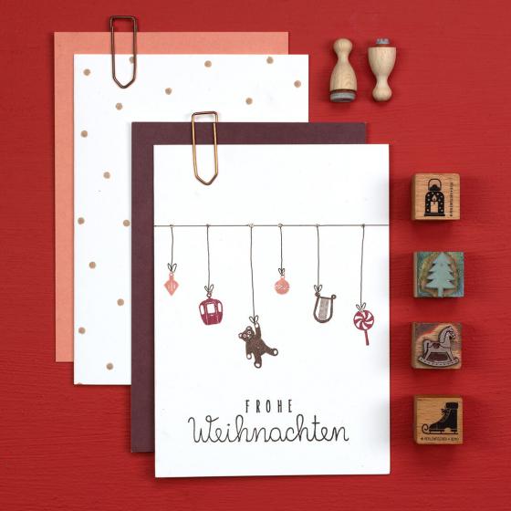 12x Stamp | Christmas bauble Mini