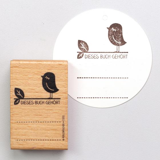 5x Stamp | Bookplate Bird