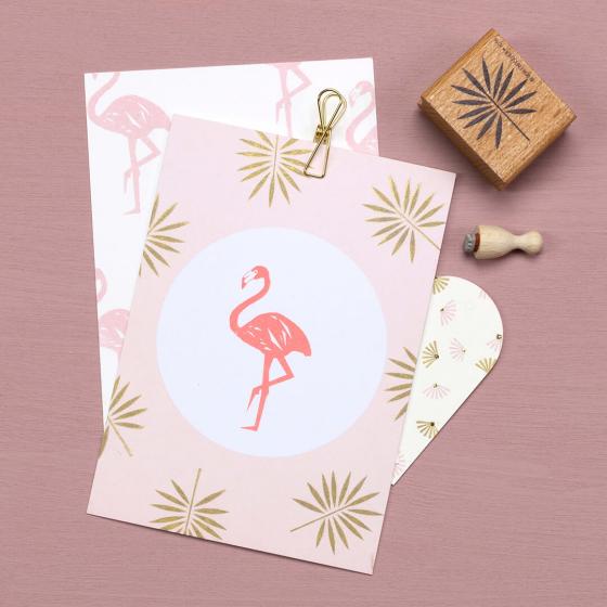 5x Stempel | Flamingo