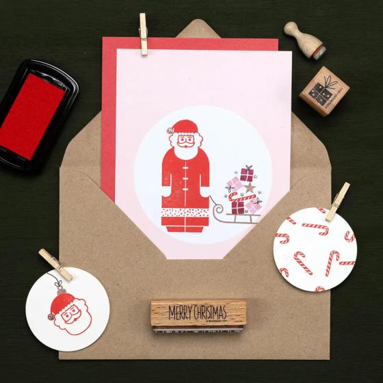 5x Stamp | Santa head