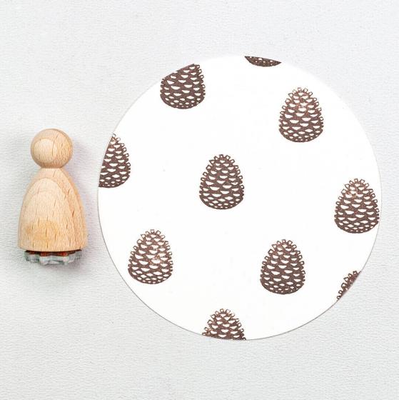 12x Stamps | Pine cone small