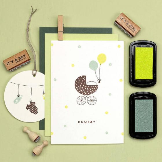 5x Stempel | Hooray