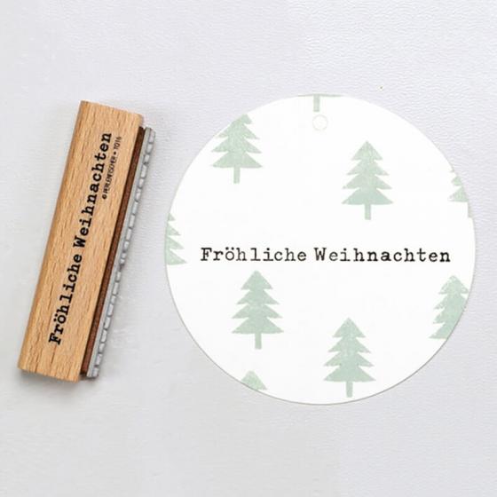 5x Stempel | Fröhliche Weihnachten klassisch