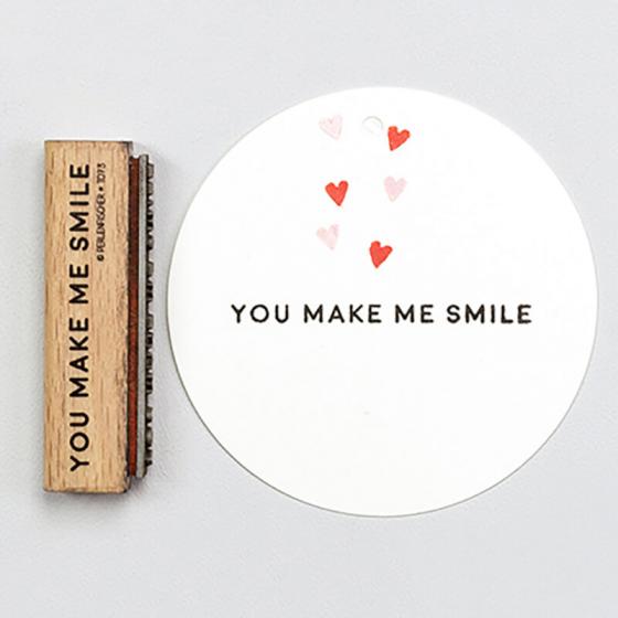 5x Stempel | You make me smile