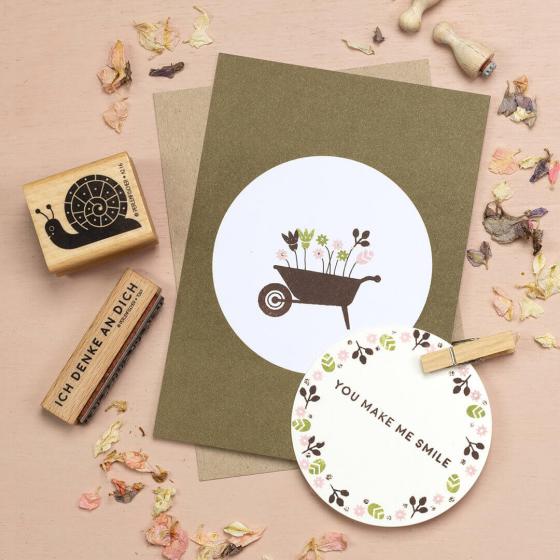 5x Stempel | You make me smile