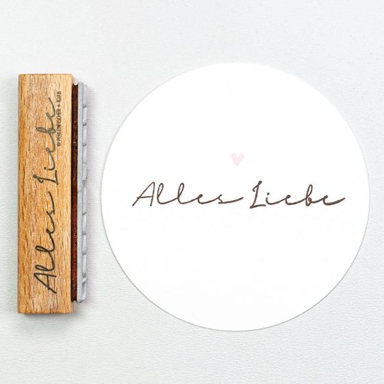 5x Stempel | Alles Liebe 2