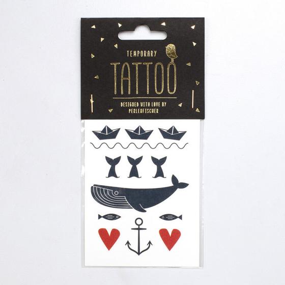 10x Tattoo | Whale at sea